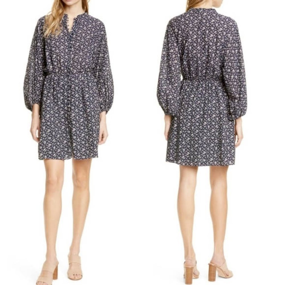 Joie Galani balloon sleeve dress
